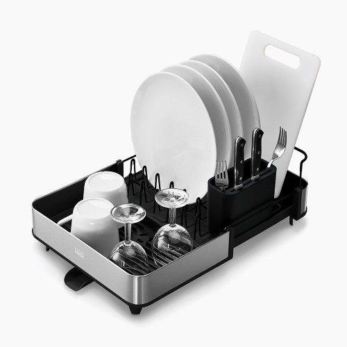 Joseph Joseph Extend Steel Dish Rack Black